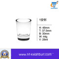 Verre de verre clair Coupe de bière Ustensile de cuisson Whisky Cup Kb-Hn0358